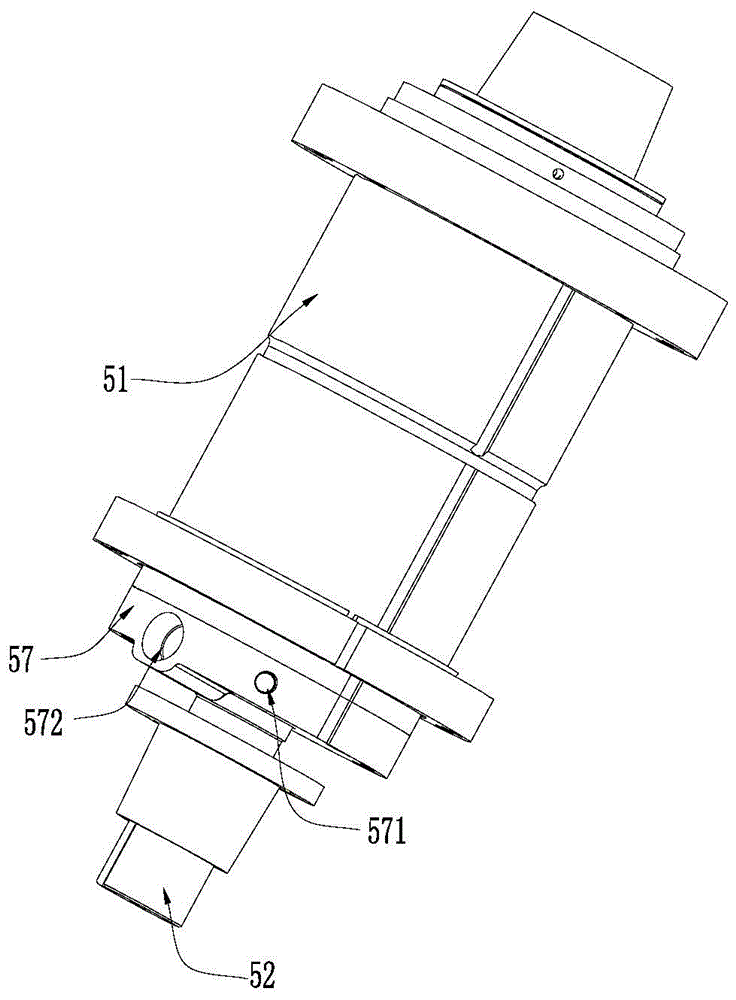 Main shaft structure on a vertical shaft impact crusher