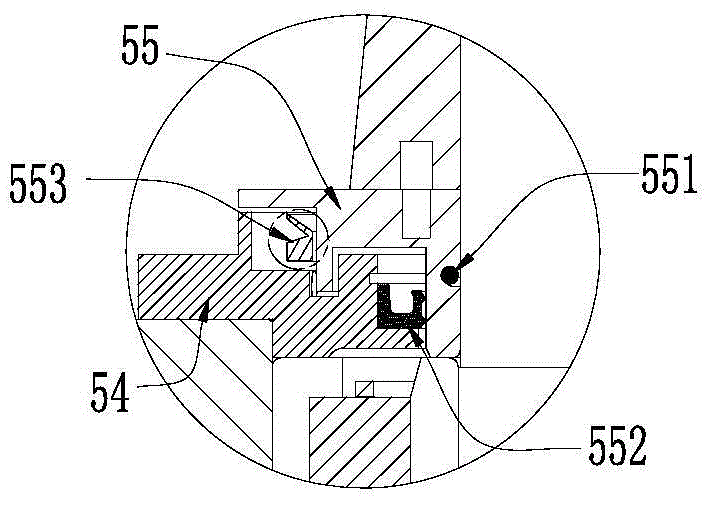 Main shaft structure on a vertical shaft impact crusher