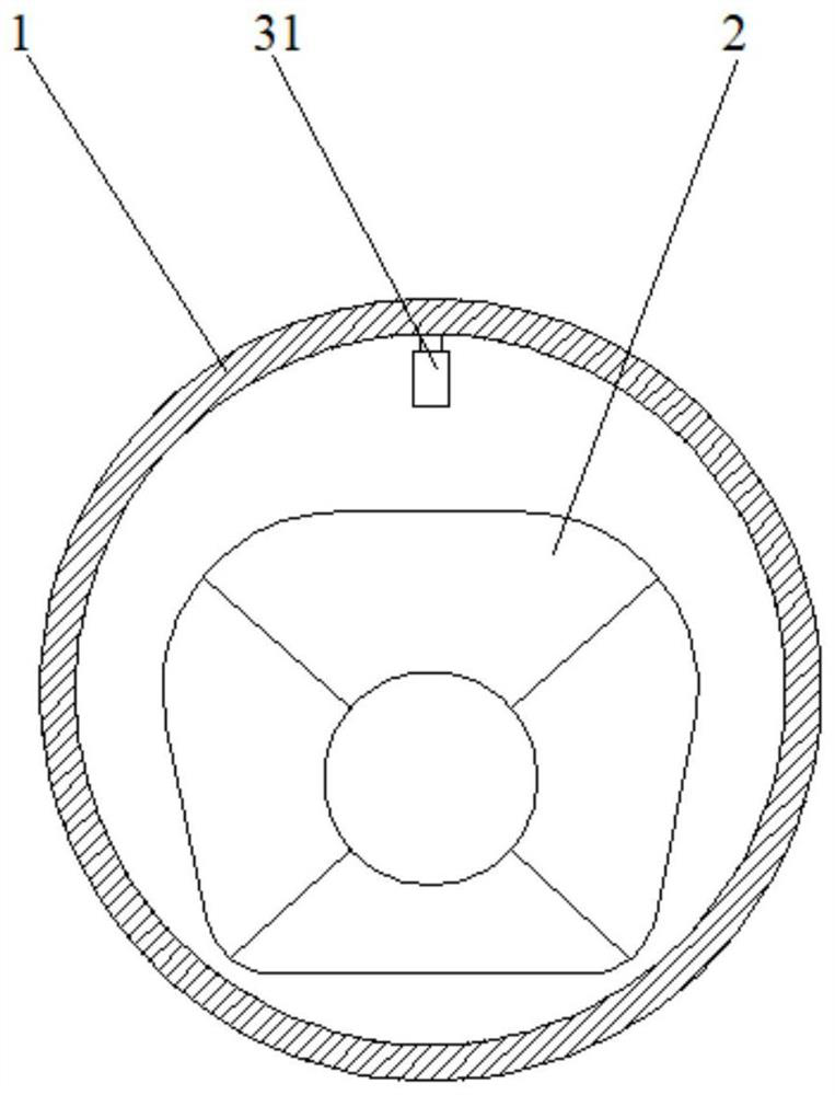 Vacuum pipeline leak detection device and method based on laser trace gas absorption spectrum