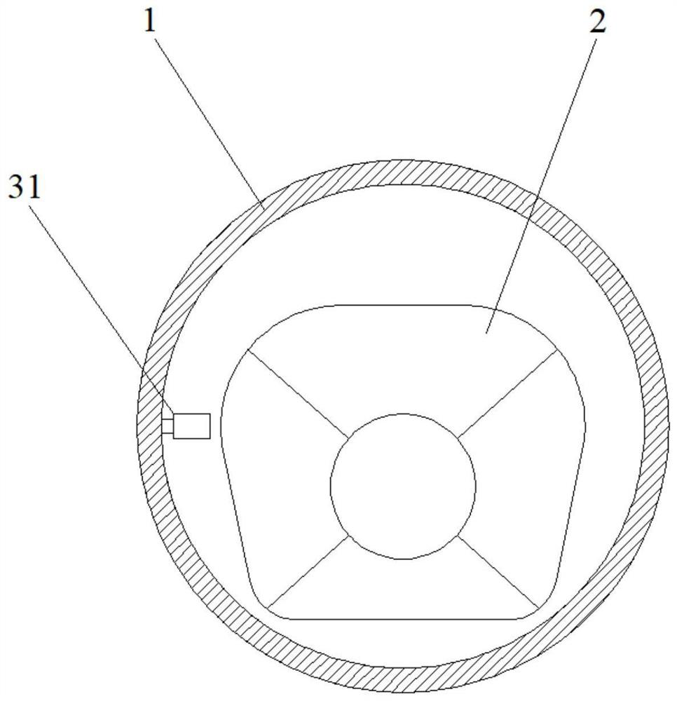 Vacuum pipeline leak detection device and method based on laser trace gas absorption spectrum