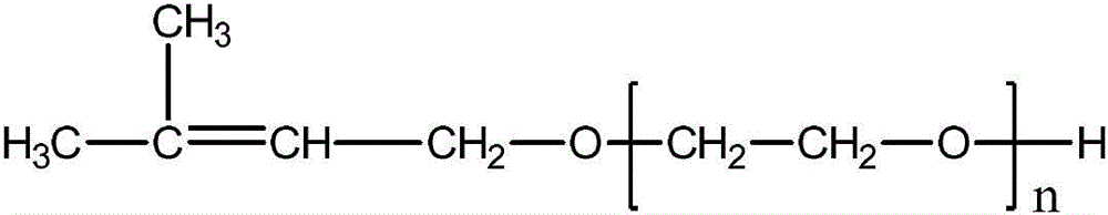 Low-sensitive type polycarboxylic acid slump retaining agent and preparation method thereof