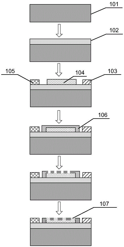 Chip applicable to electrochemical real-time PCR and preparation method of chip