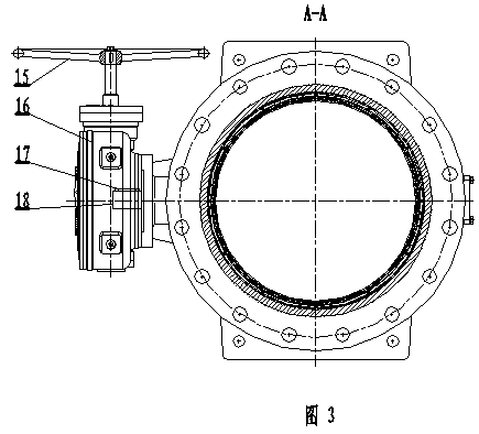 Two-way hard sealing butterfly valve with movable valve seat