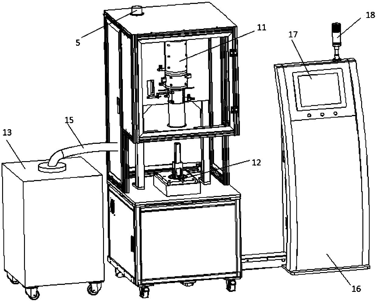 Sodium-nickel battery melt filling and testing line