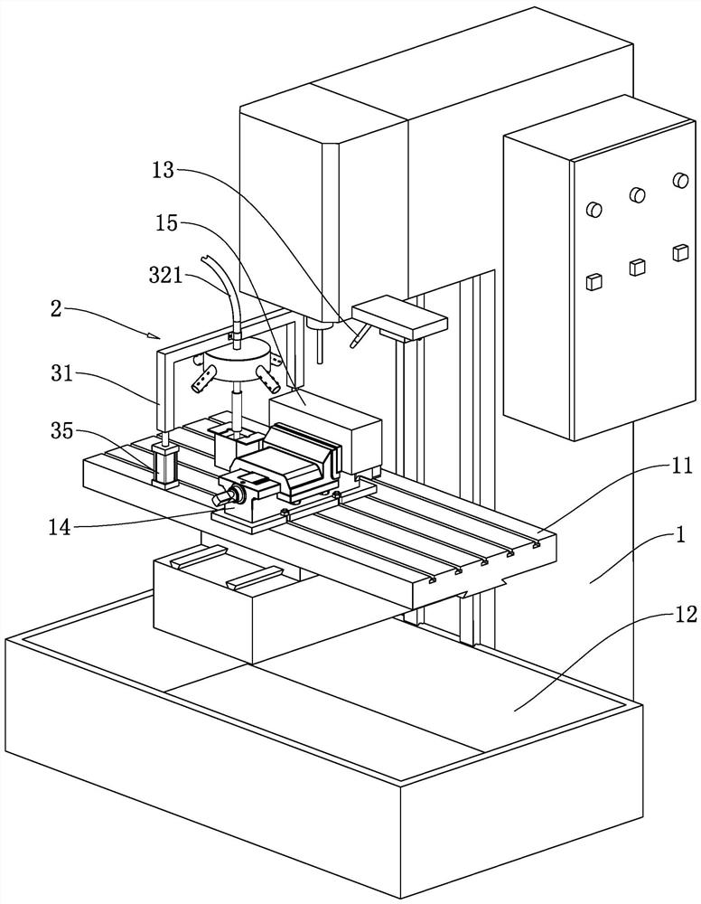 A Milling Machine Convenient for Auxiliary Chip Collection