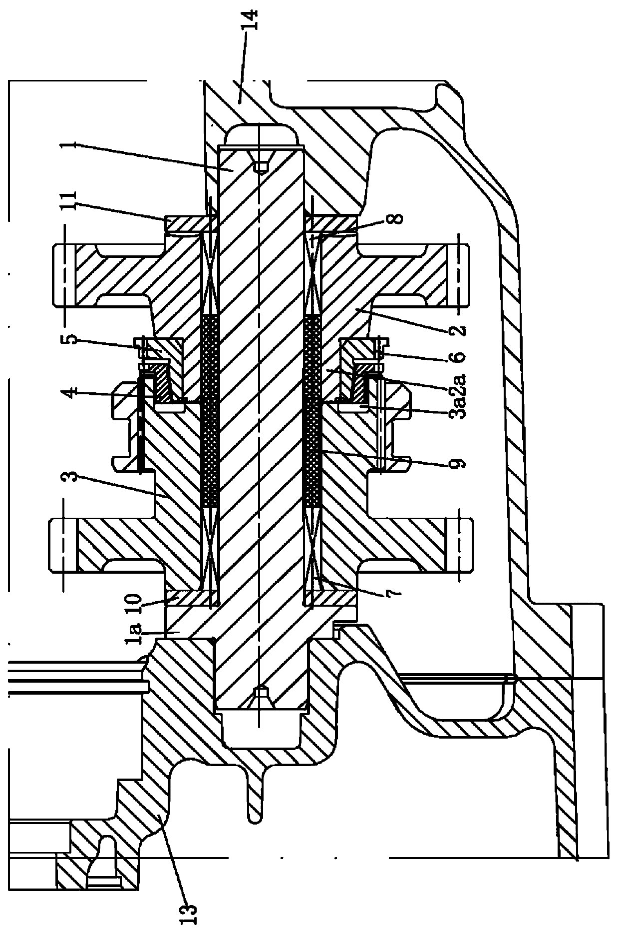 Transmission reverse gear shaft assembly