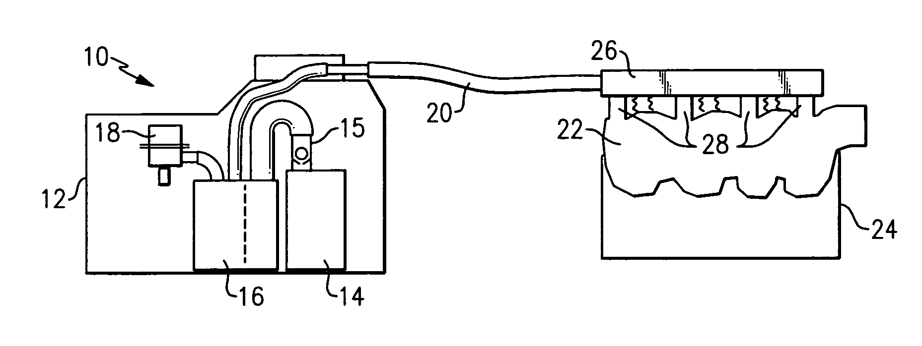 Fuel line check valve system and method
