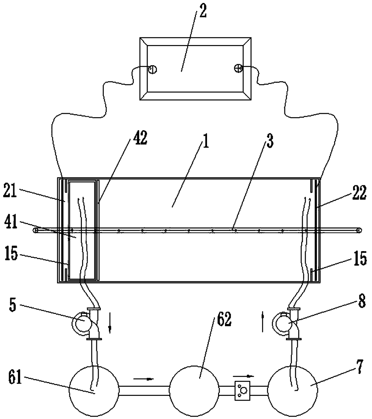 Electric restoration system of heavy metal pollutants