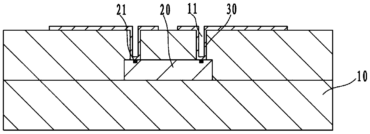 Chip interconnection packaging method and interconnection packaging structure