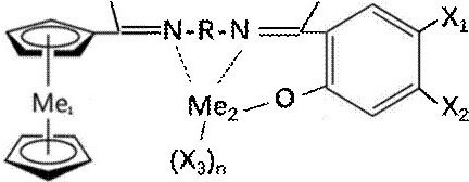 Polyurethane reaction type organometallic catalyst and its preparation method and application