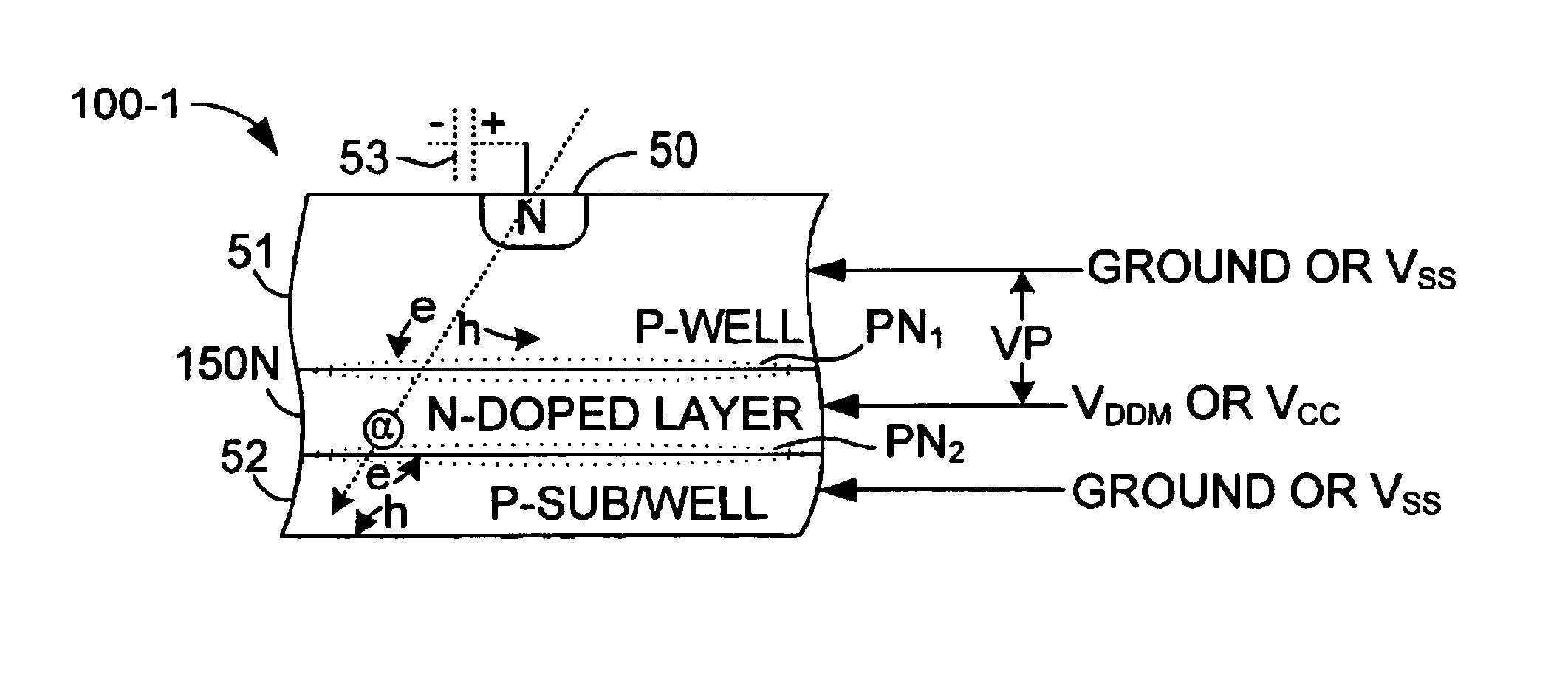 CAM circuit with radiation resistance