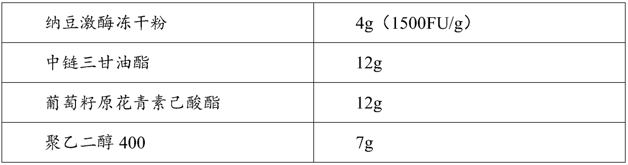 Nattokinase-containing micro-emulsion and preparation method thereof