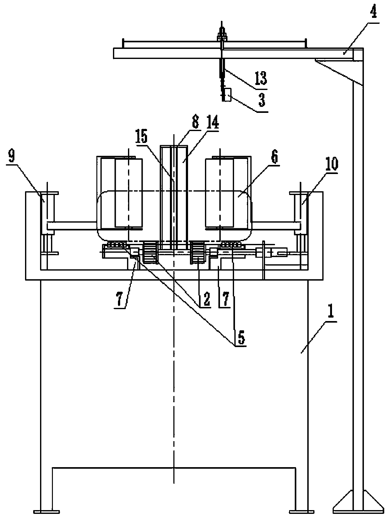 Tire detection precise brake positioning system and method thereof
