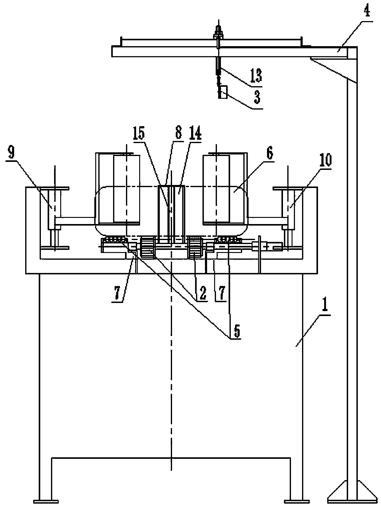 Tire detection precise brake positioning system and method thereof