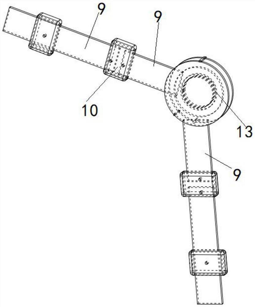 Bone joint correcting device capable of being changed into kneecap by increasing or decreasing structure