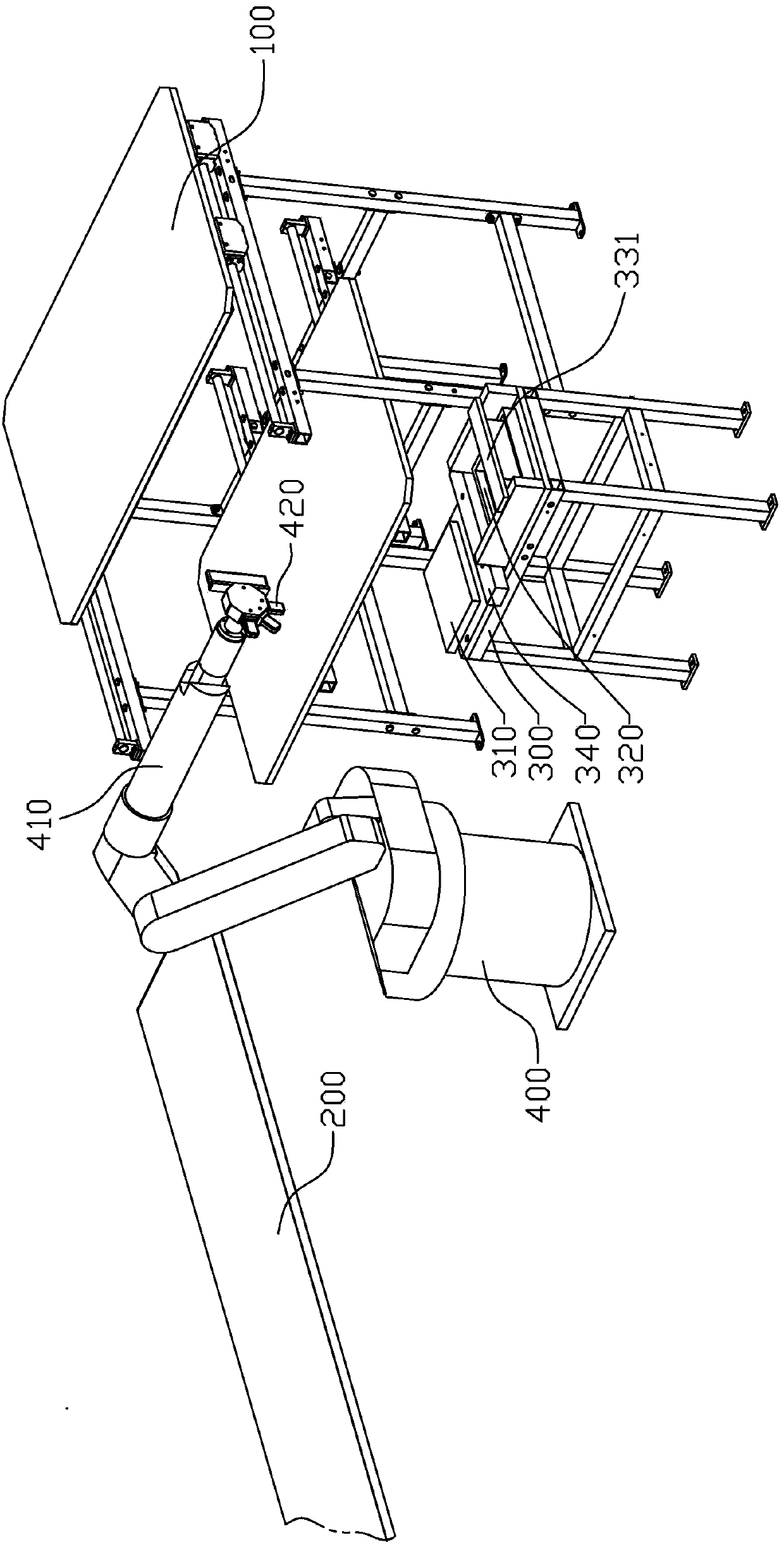 Automatic transfer printing device
