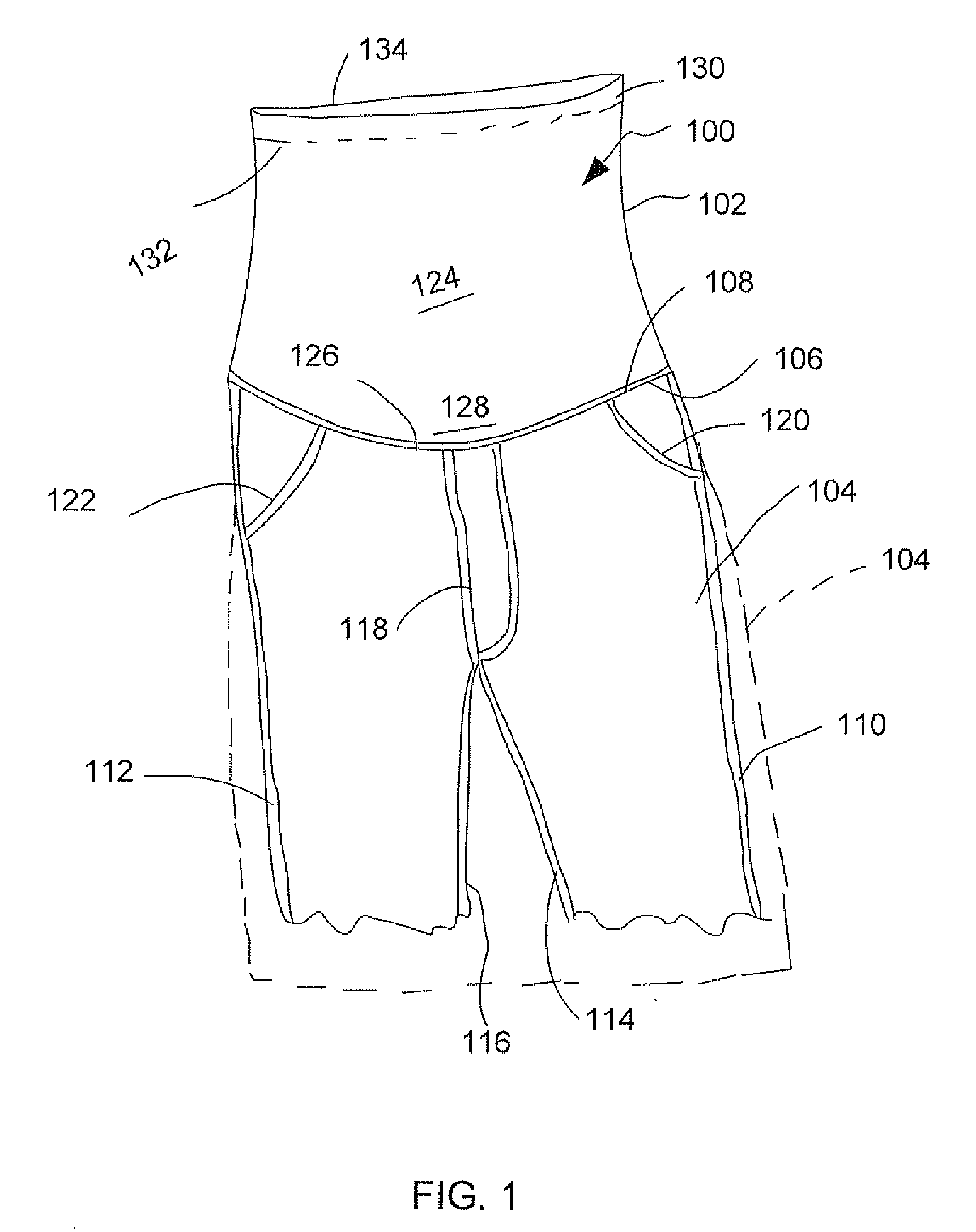 Belly covering garment