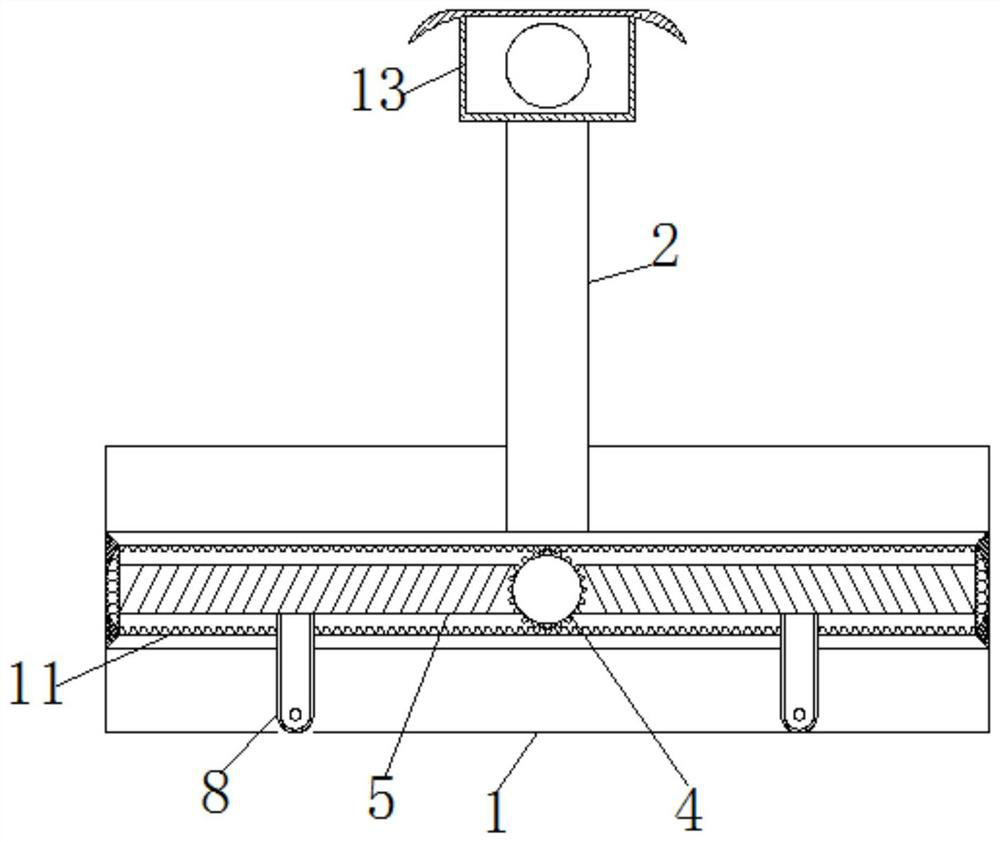 An intelligent traffic indication device capable of absorbing automobile exhaust