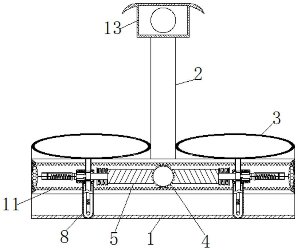 An intelligent traffic indication device capable of absorbing automobile exhaust