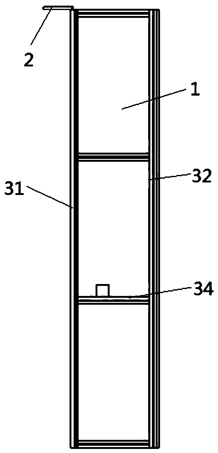 Assembly type unit keel partition wall system