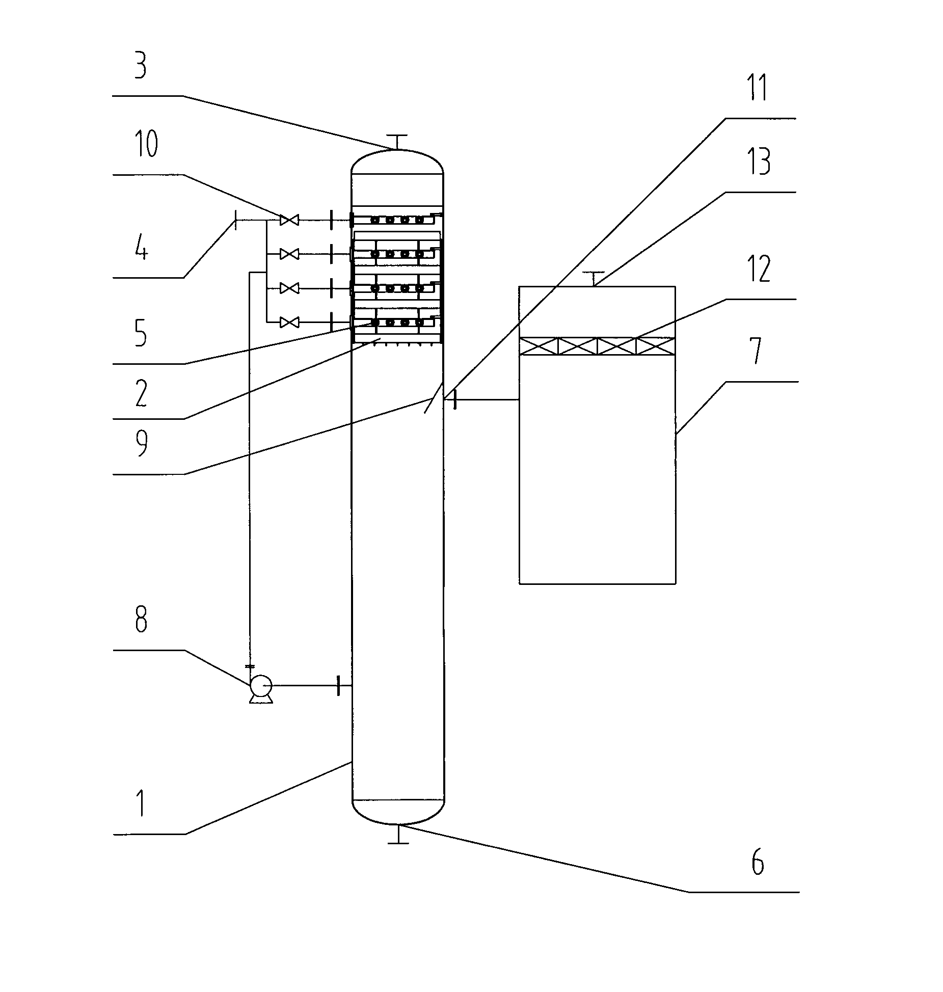 Parallel flow wet dust-collecting device and operational method thereof