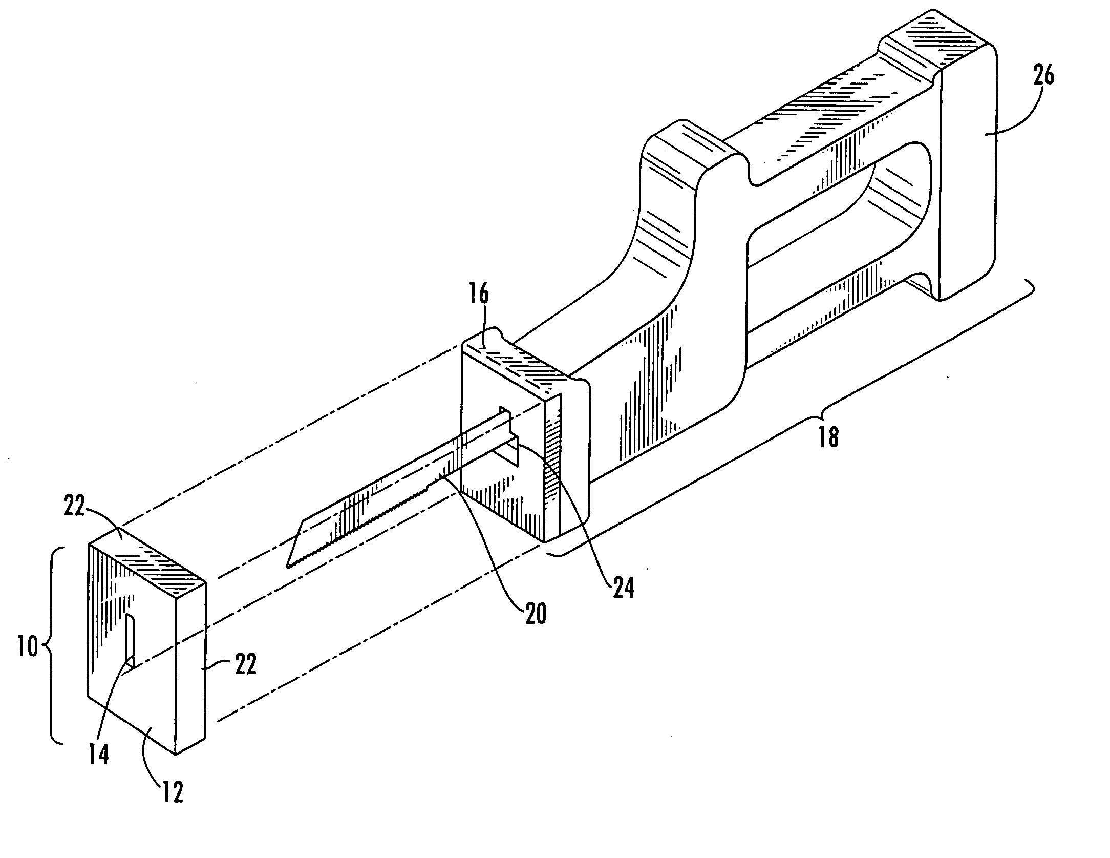 Guard for reciprocating saw and related method
