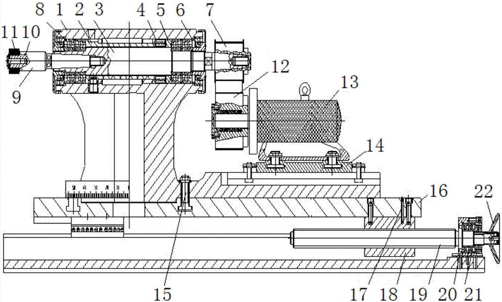 Spindle taper hole grinding miller and online repairing method for spindle taper hole