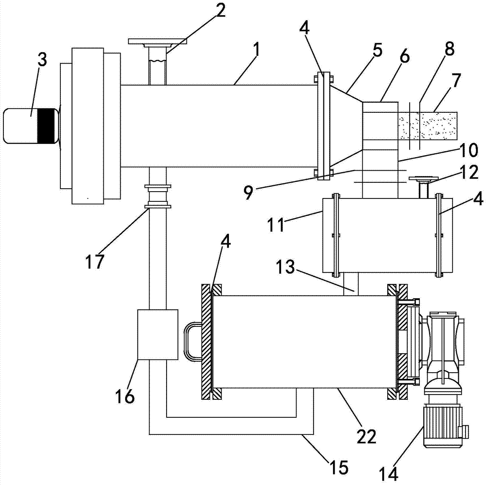 Device and method for producing fiber-filled starch-based fully biodegradable material