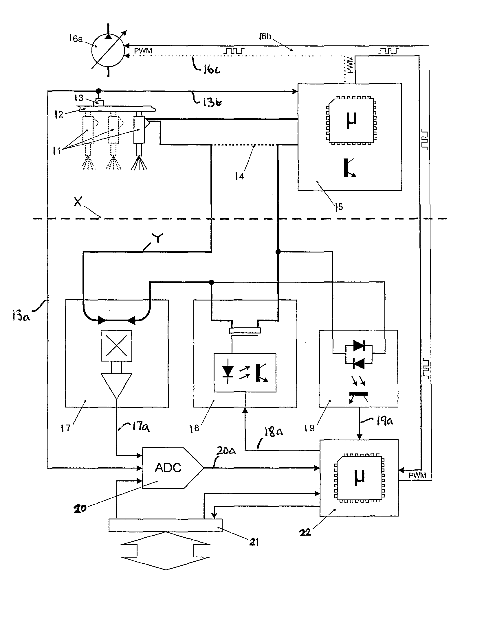 System for and method of degrading or analysing the performance of an internal combustion engine