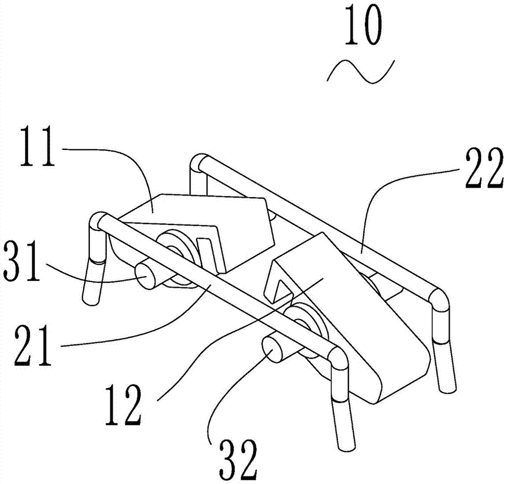 Rear ribbon positioning device, component, method, and stringer