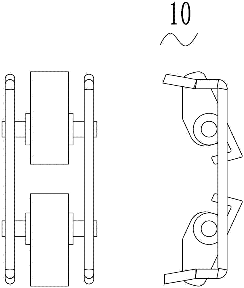 Rear ribbon positioning device, component, method, and stringer