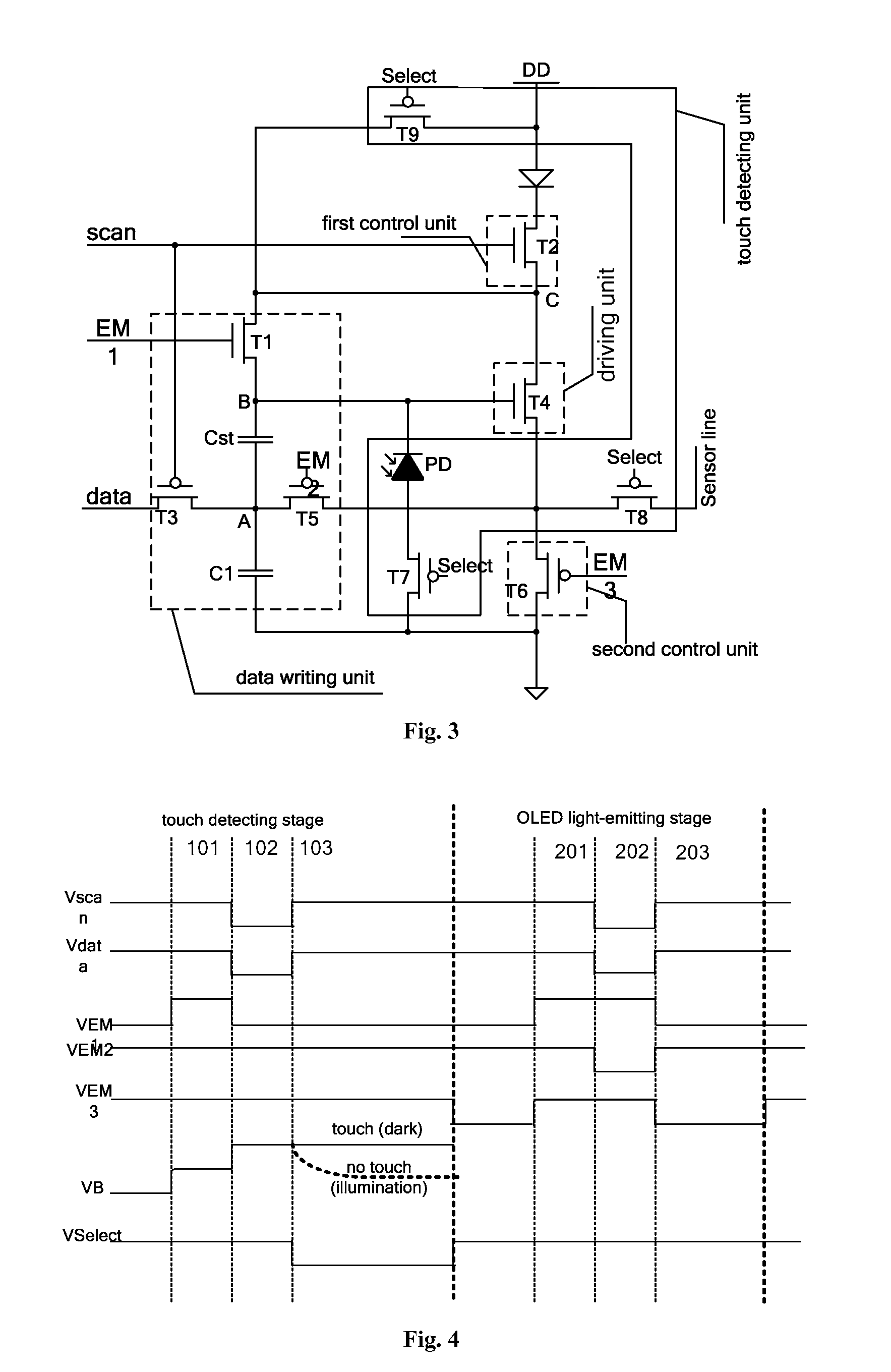 Organic light-emitting diode pixel circuit, driving method thereof, and display device