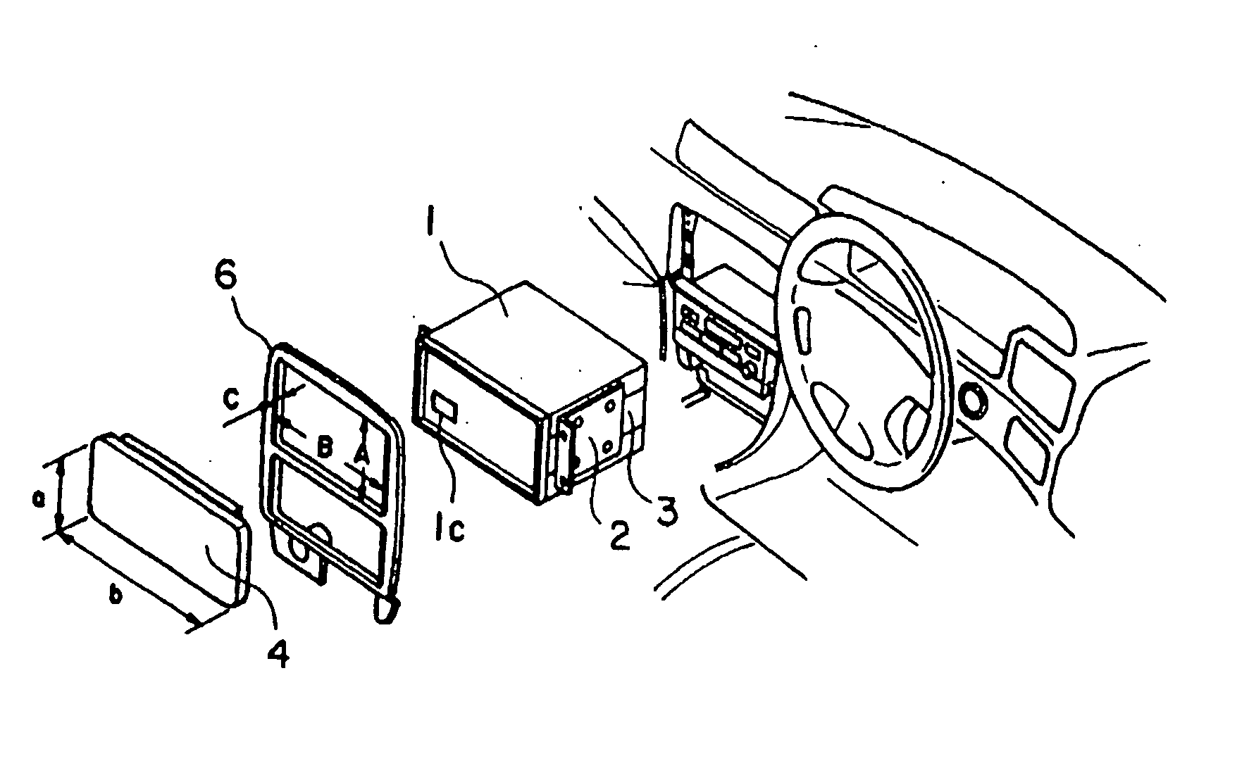 Vehicle-mounted electronic device