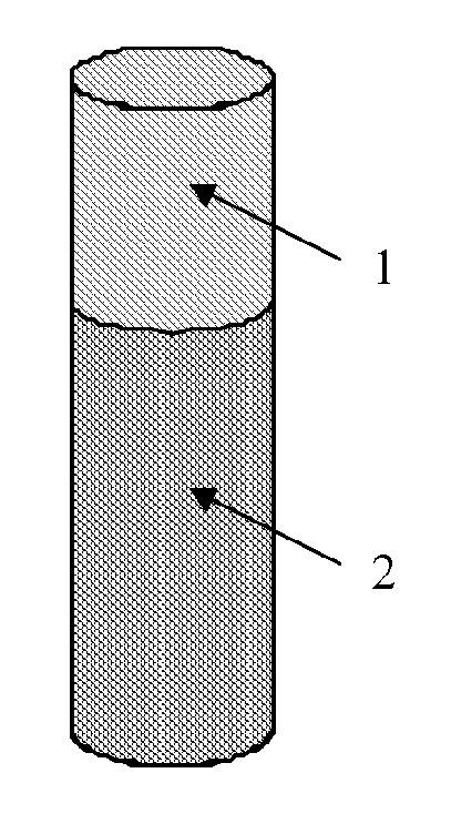 Catalytic reactor including one cellular area having controlled macroporosity and a controlled microstructure and one area having a standard microstructure