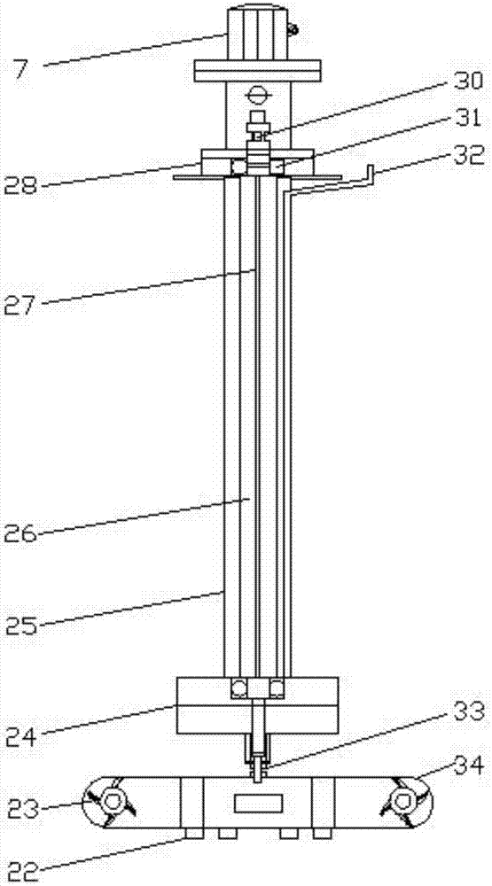 Cavitation air flotation machine used for sewage treatment and being able to segment bubbles