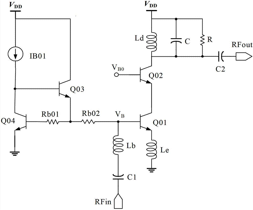 Radio frequency low noise amplifier with high linearity