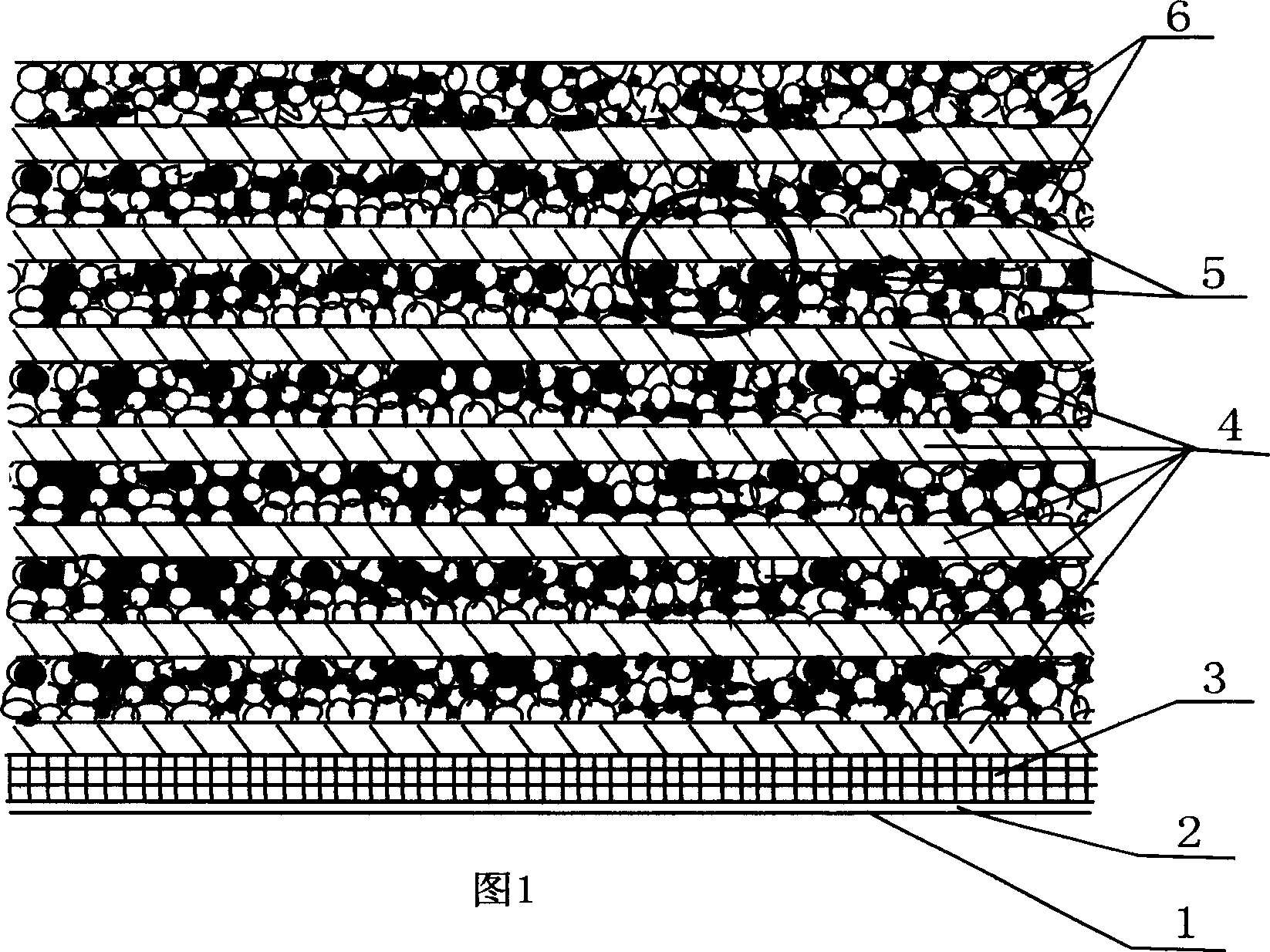 Composite plate with reflecting, insulating, vibration damping and noise reducing functions and its making technology