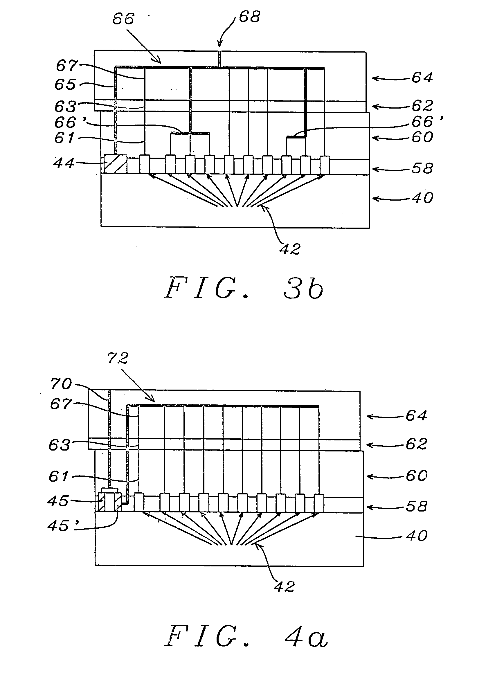 Post passivation interconnection schemes on top of the IC chips