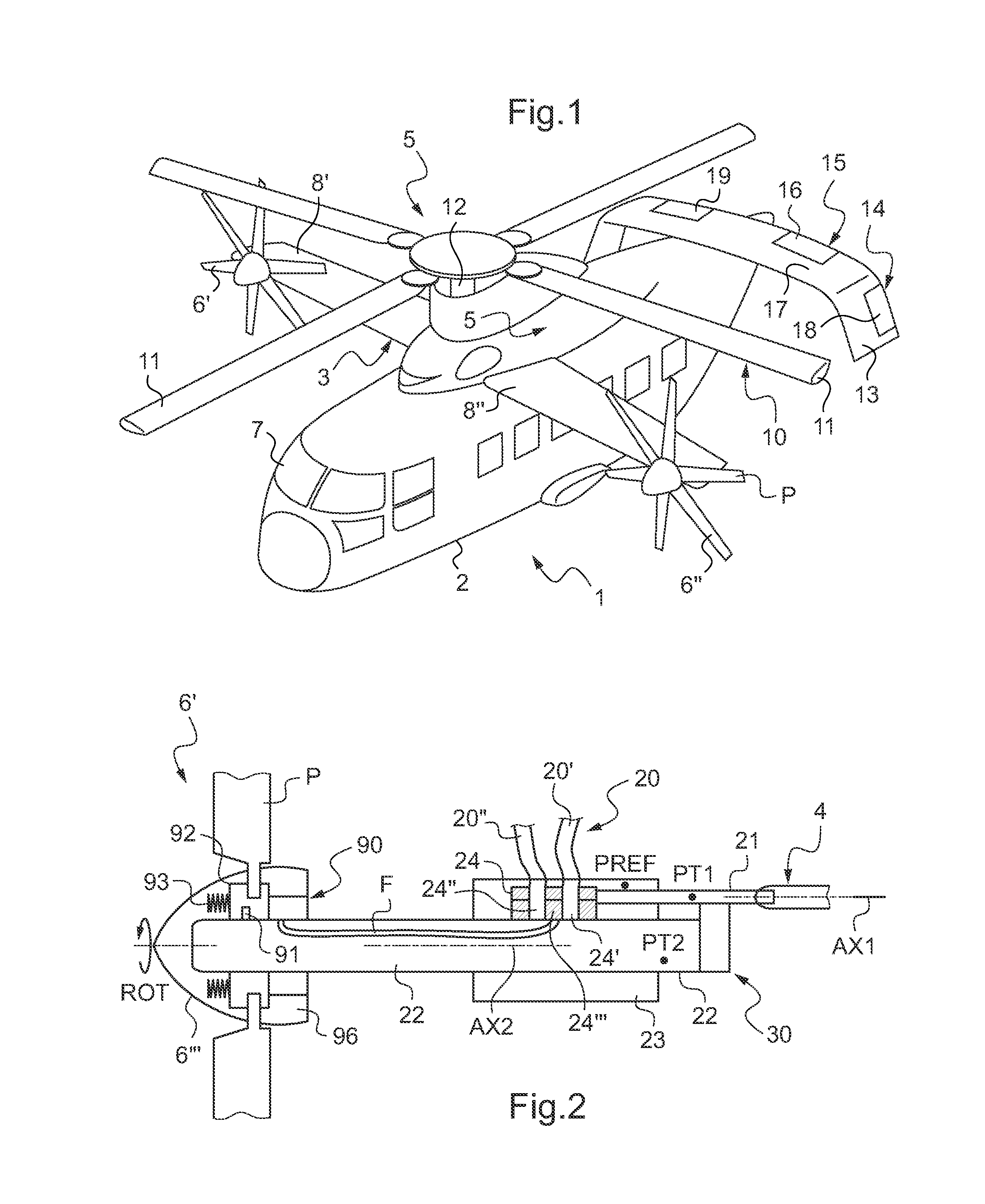 Hydraulic valve, a hybrid helicopter provided with such a hydraulic valve, and a method  implemented by the hydraulic valve