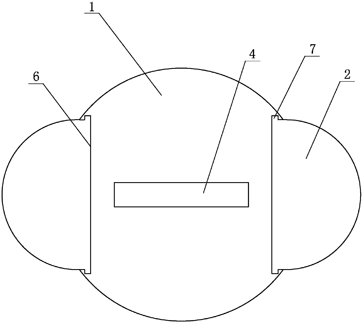 Construction device for rainwater recycling and construction method