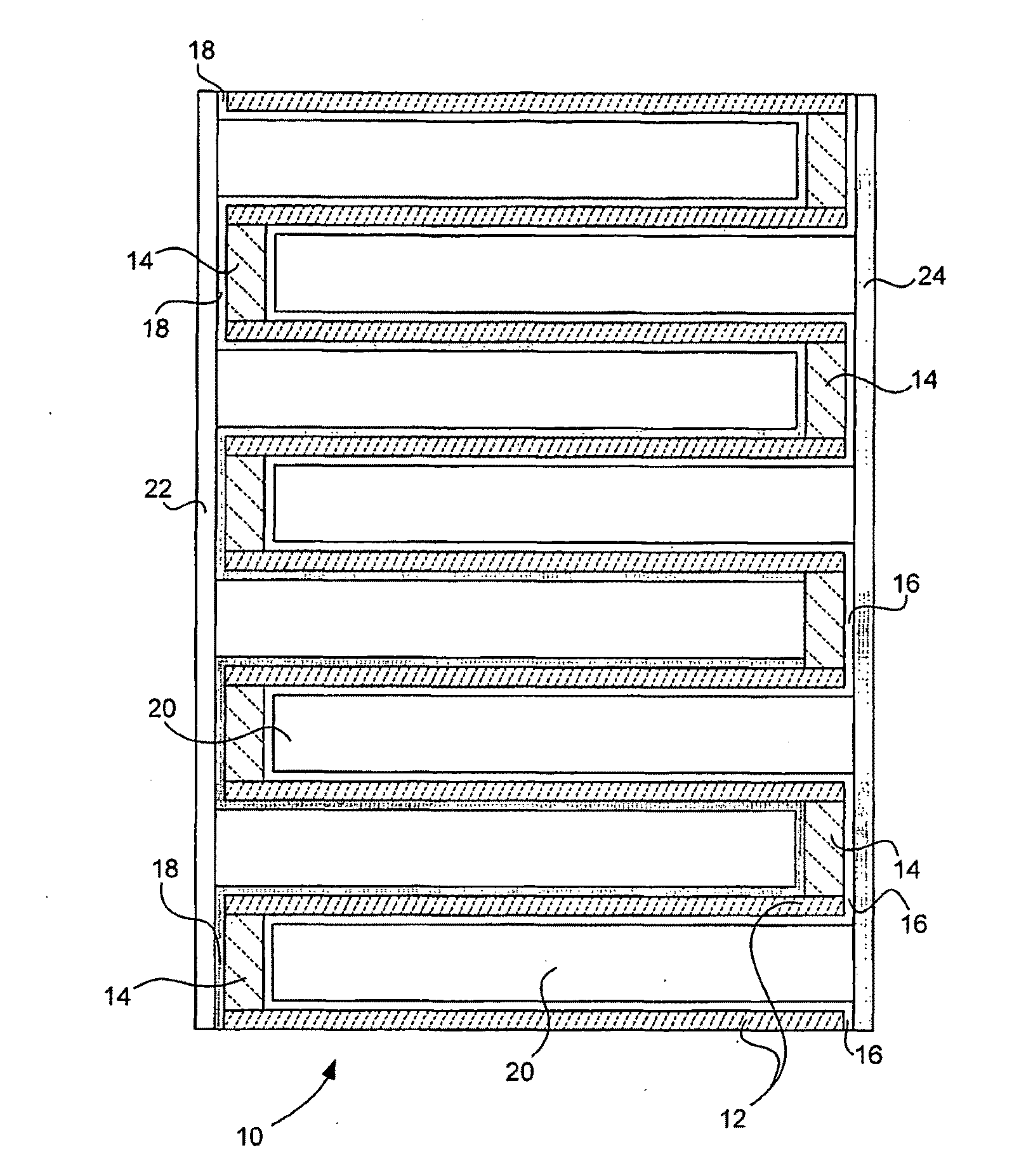 Cellular Honeycomb Ultracapacitors and Hybrid Capacitors and Methods for Producing