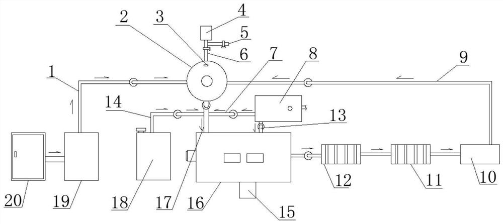 Automatic oxygen-increasing and heating peach tea scenting device and peach tea scenting method