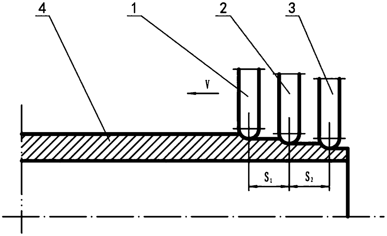 Method for force balance control over three transverse spinning rollers of spinning machine