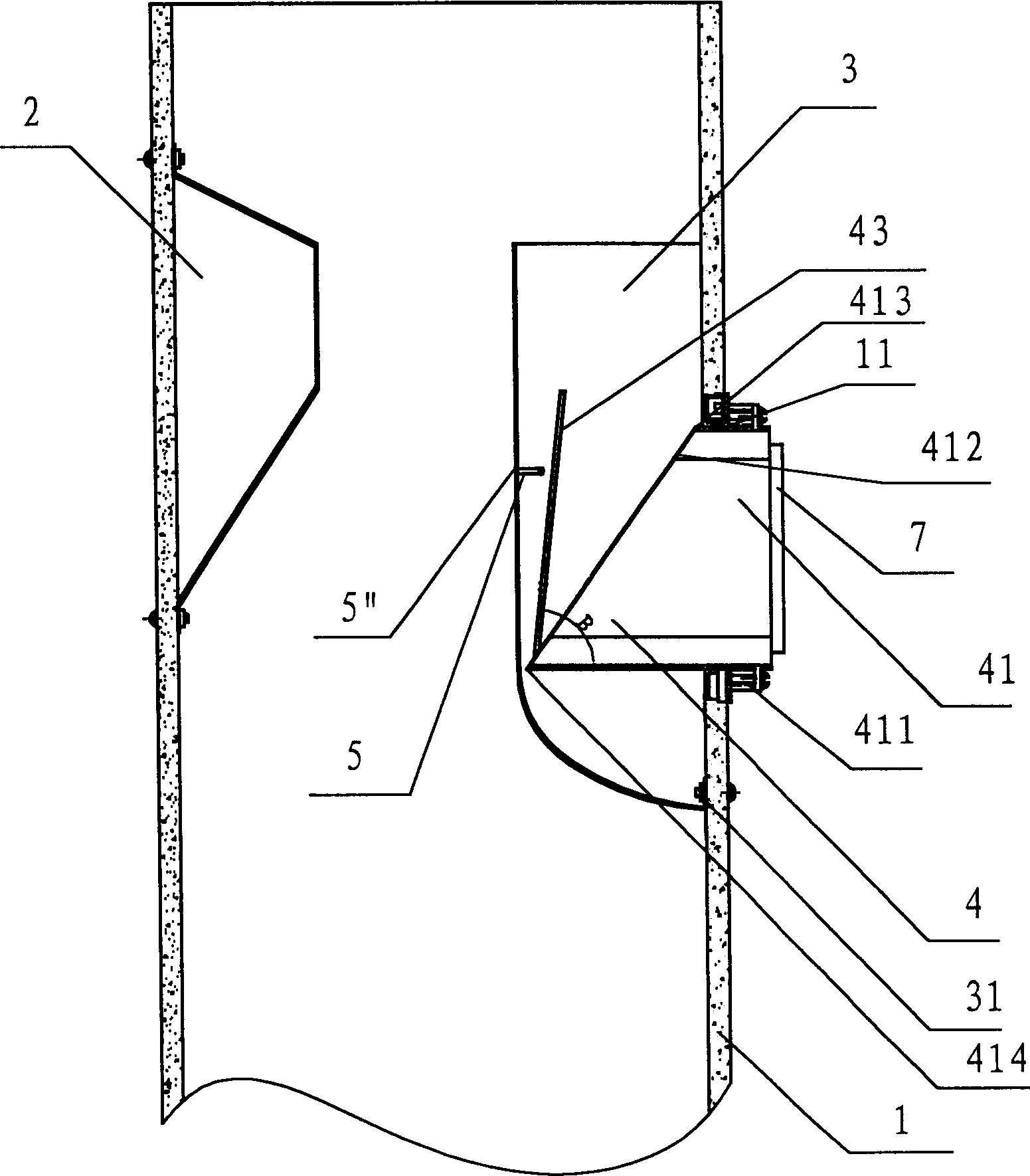 Pressure variable exhausting channel