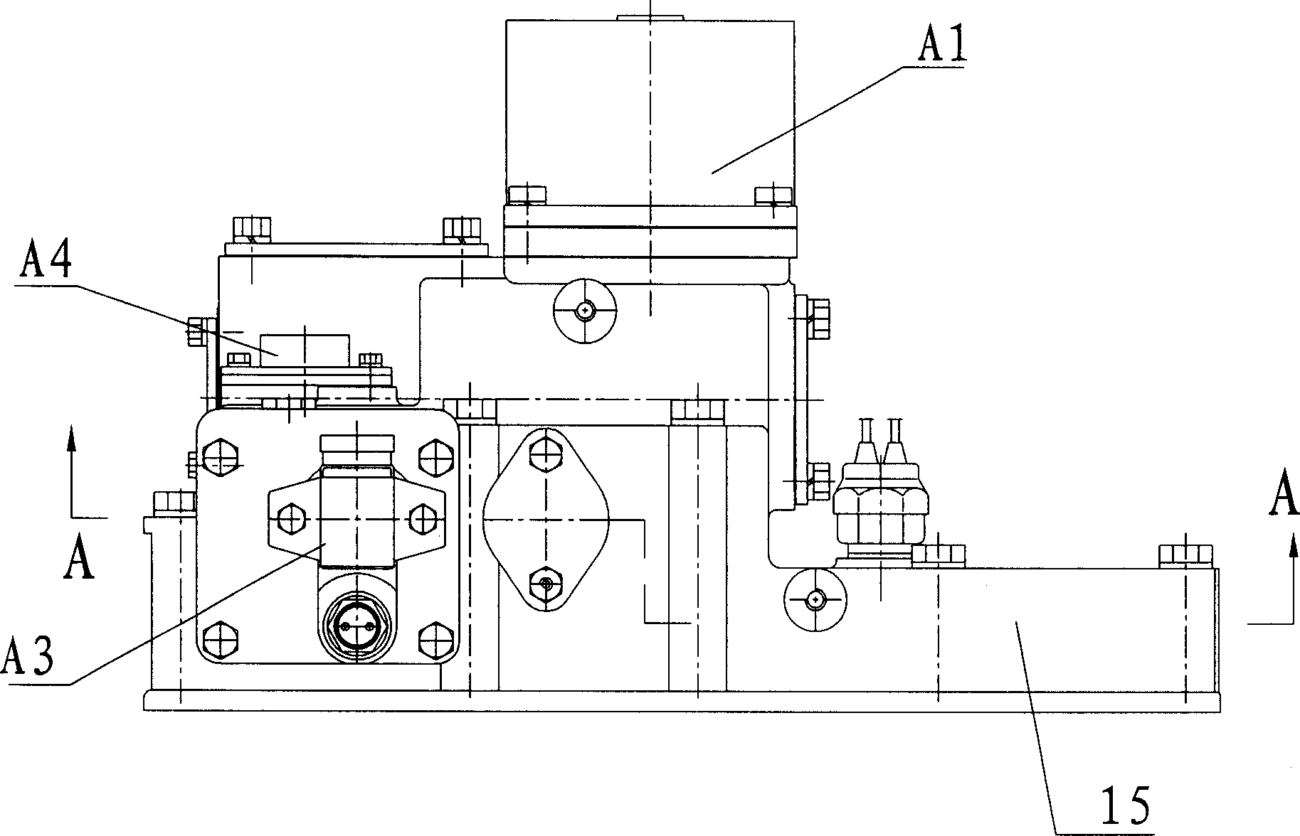 Gear shift actuator for mechanical automatic speed transmission