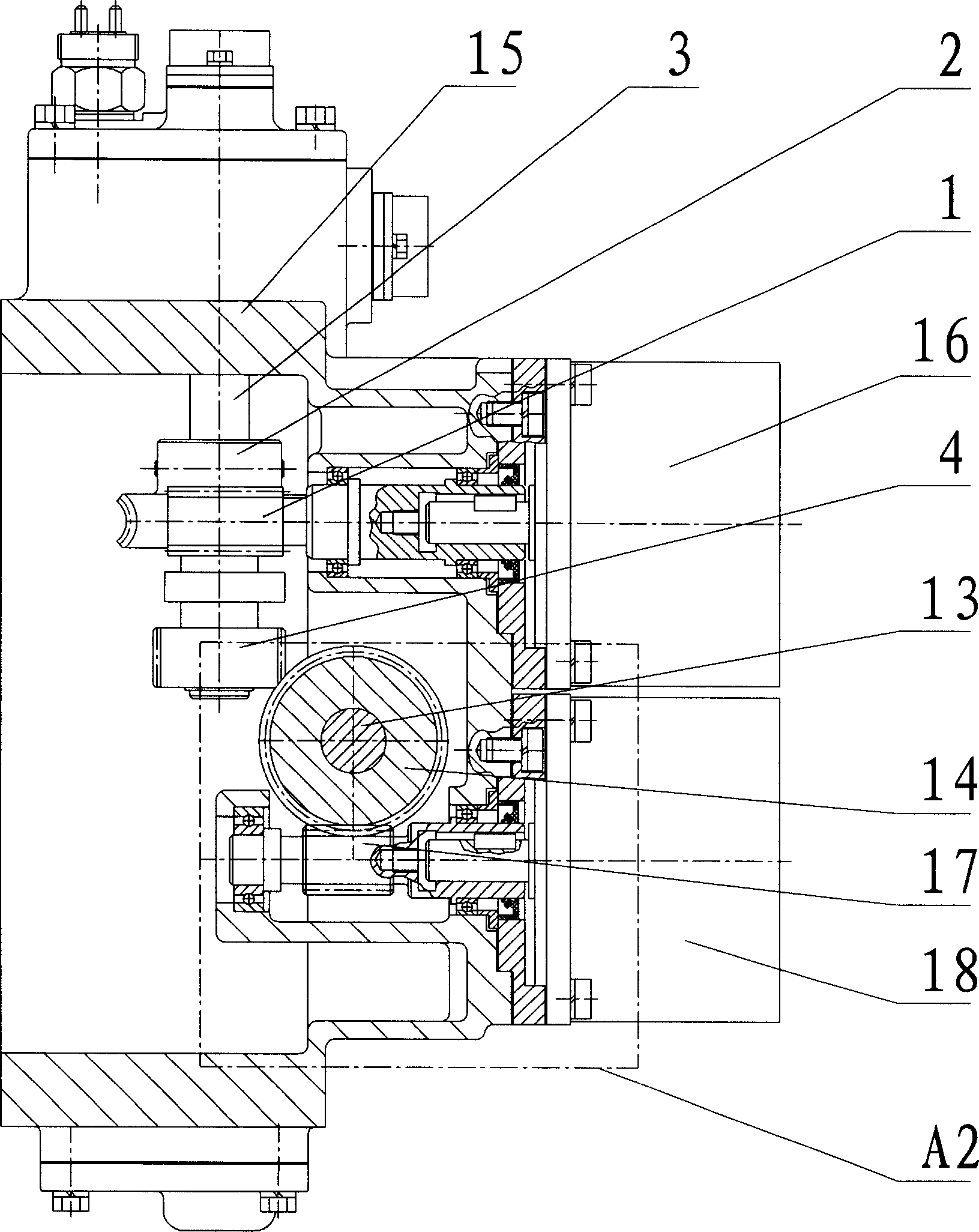 Gear shift actuator for mechanical automatic speed transmission