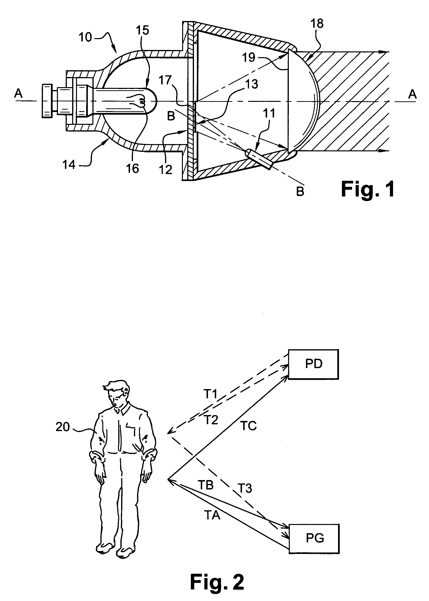 System and method of detecting driving conditions for a motor vehicle
