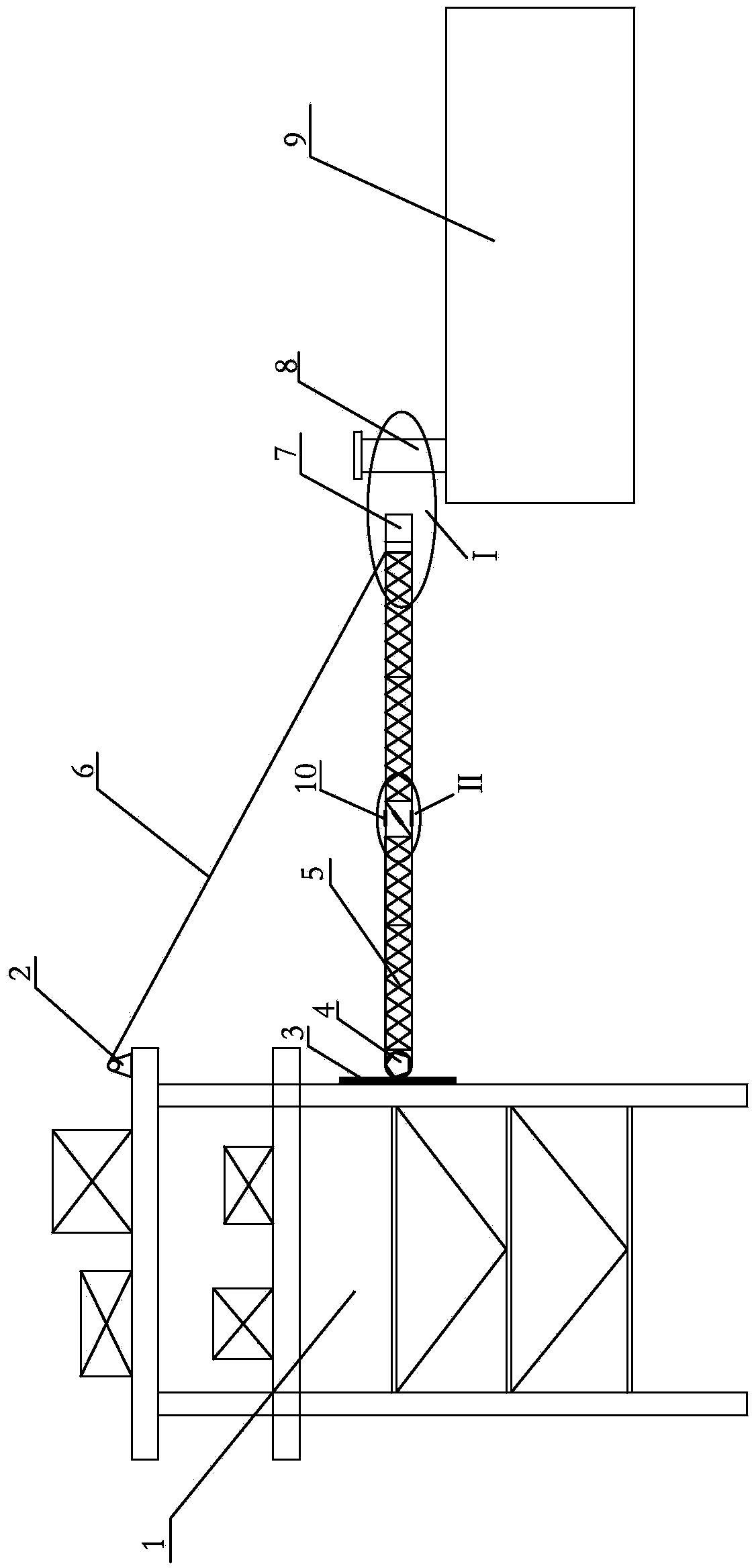 Cantilever-type slidable anti-collision connection device for ship berthing platform
