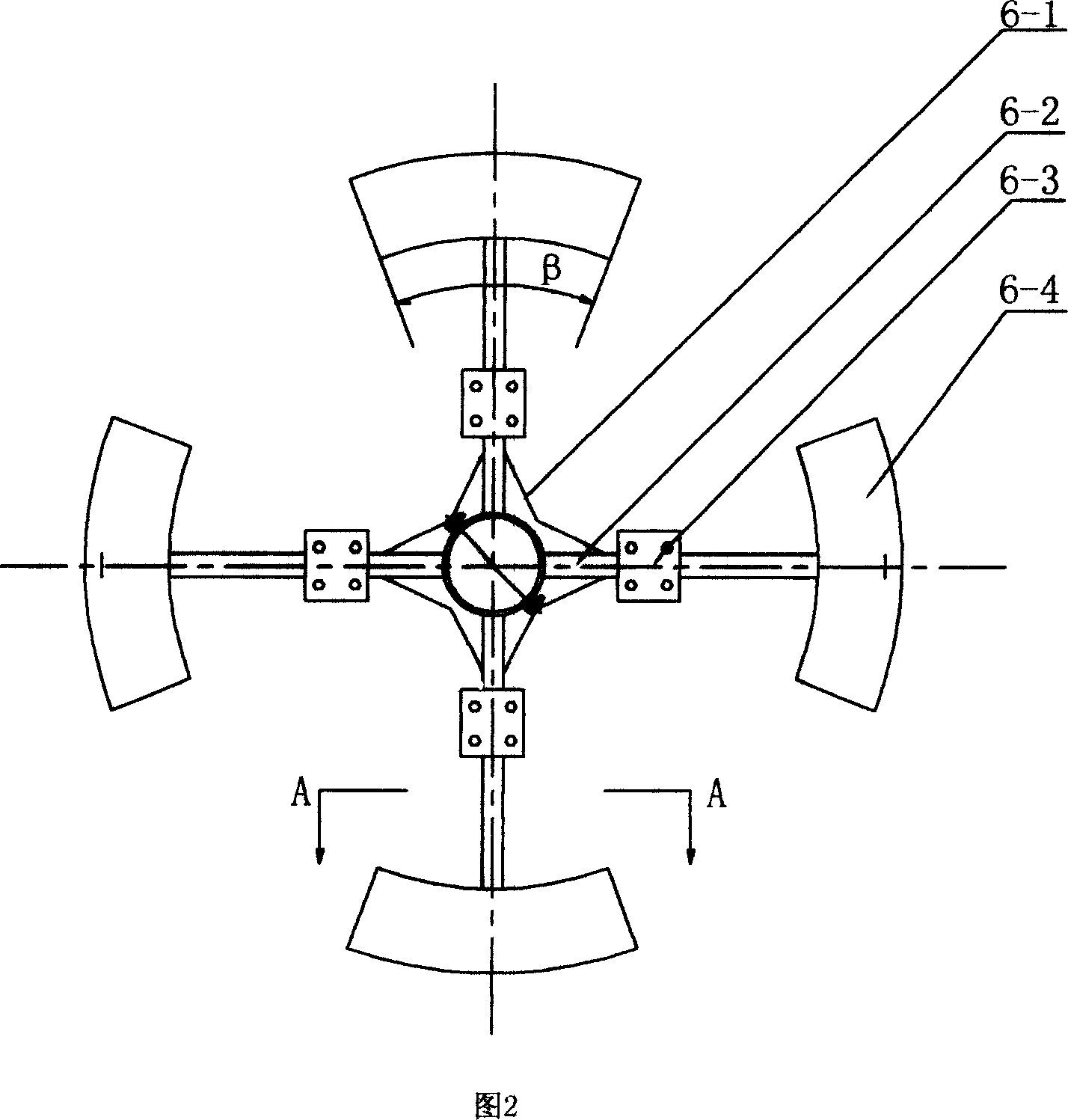 Agitating device for asphalt Matrix mixing material transferring vehicle