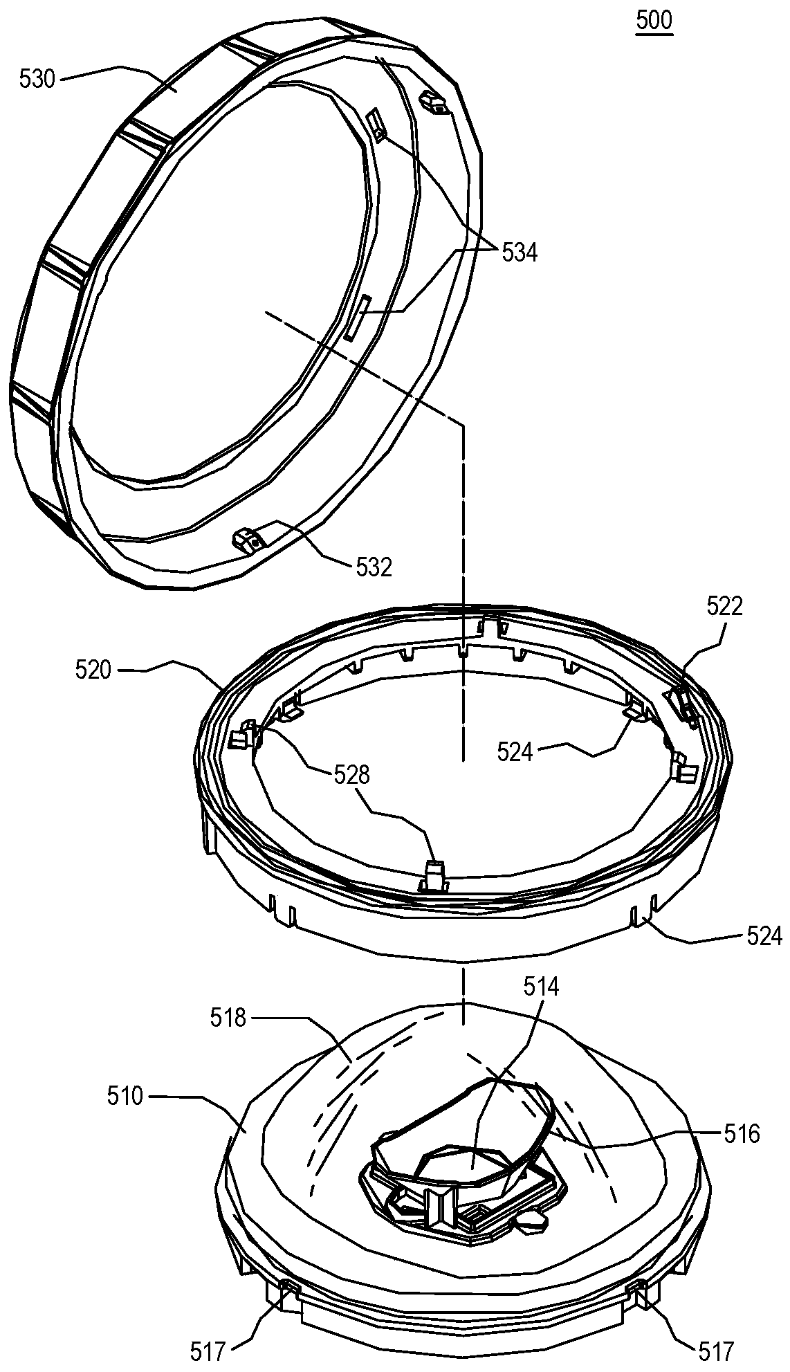 Light-emitting diode lamp structure